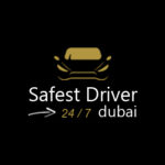 Safest Driver Dubai Logo with Black Background